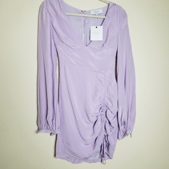 L’ACADEMIE The Pearl Dress In Lilac - Picture 2 of 3